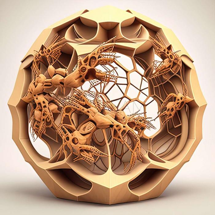 3D model Trichomyrmex perplexus (STL)